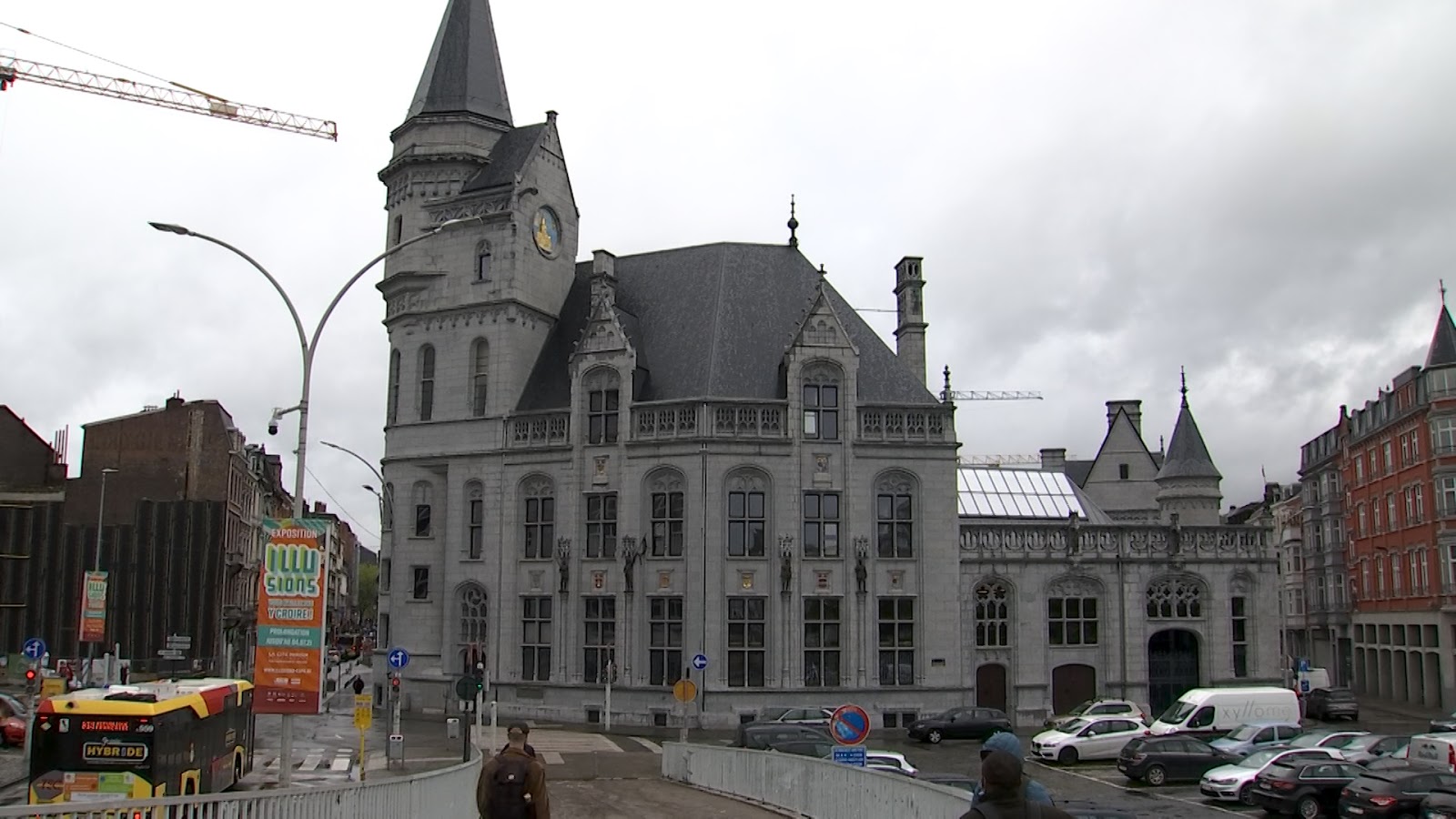 Les travaux de la Grand Poste à Liège